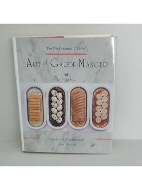 Art of Garde Manger Hard Cover Professional Chef Instruction Cookbook